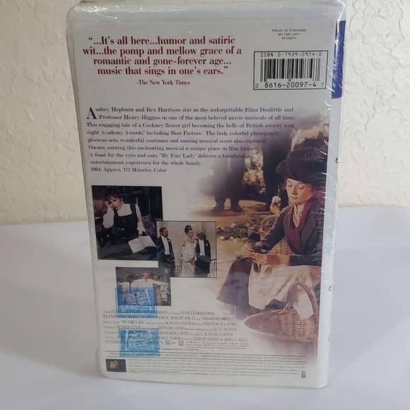 New in Box My Fair Lady VHS -Audrey Hepburn - Picture 2 of 4